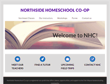 Tablet Screenshot of northsidehomeschool.org